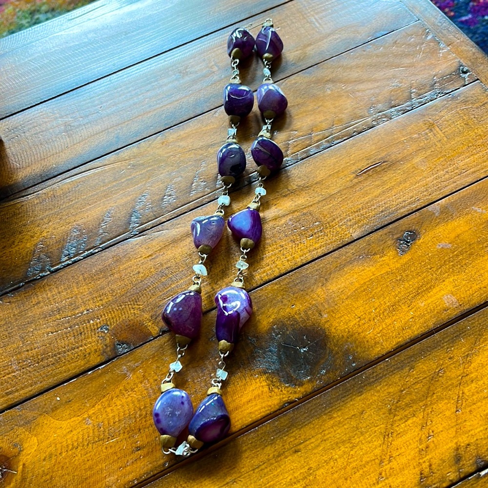 Handmade Brazilian Amethyst Necklace